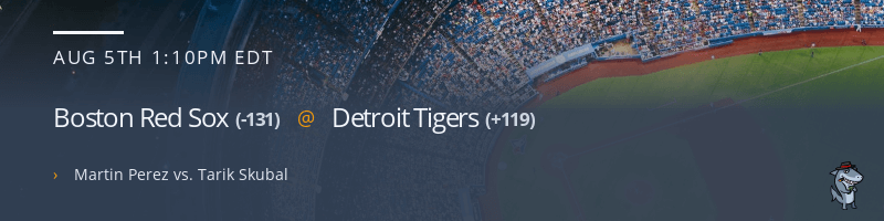 Boston Red Sox @ Detroit Tigers - August 5, 2021