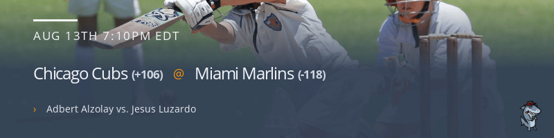 Chicago Cubs @ Miami Marlins - August 13, 2021