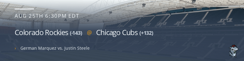 Colorado Rockies @ Chicago Cubs - August 25, 2021