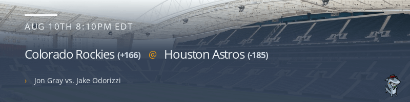 Colorado Rockies @ Houston Astros - August 10, 2021