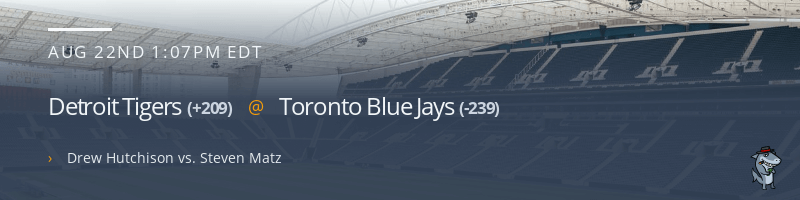 Detroit Tigers @ Toronto Blue Jays - August 22, 2021