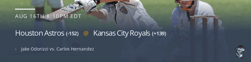 Houston Astros @ Kansas City Royals - August 16, 2021