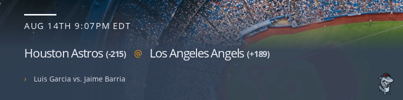 Houston Astros @ Los Angeles Angels - August 14, 2021