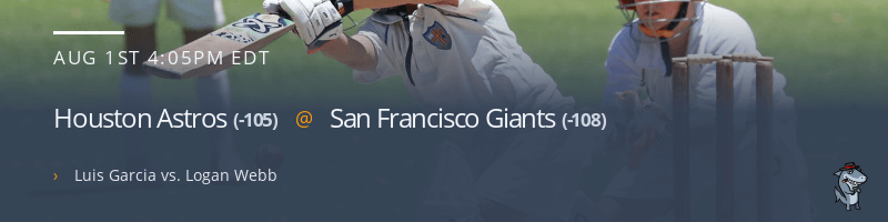 Houston Astros @ San Francisco Giants - August 1, 2021