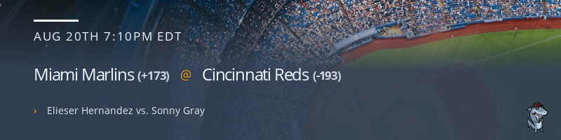 Miami Marlins @ Cincinnati Reds - August 20, 2021