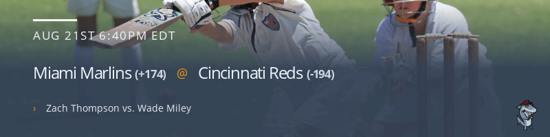 Miami Marlins @ Cincinnati Reds - August 21, 2021