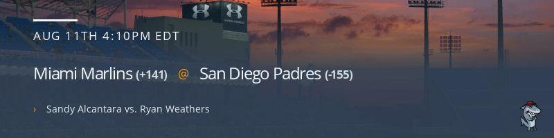 Miami Marlins @ San Diego Padres - August 11, 2021