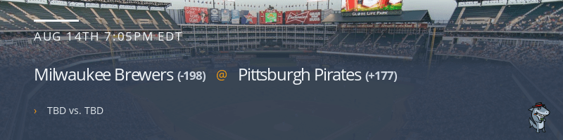 Milwaukee Brewers @ Pittsburgh Pirates - August 14, 2021