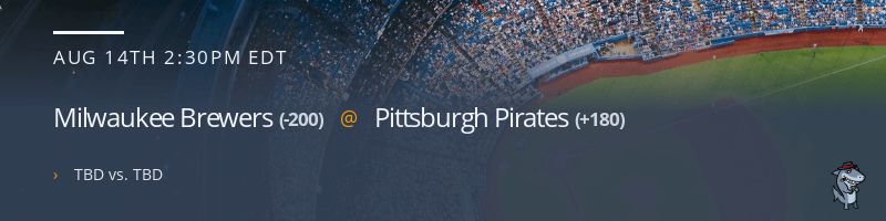 Milwaukee Brewers @ Pittsburgh Pirates - August 14, 2021