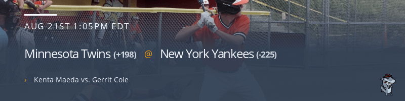 Minnesota Twins @ New York Yankees - August 21, 2021