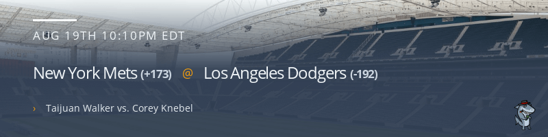 New York Mets @ Los Angeles Dodgers - August 19, 2021