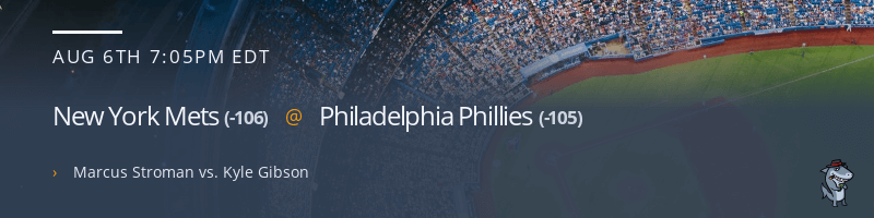 New York Mets @ Philadelphia Phillies - August 6, 2021