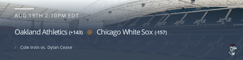 Oakland Athletics @ Chicago White Sox - August 19, 2021