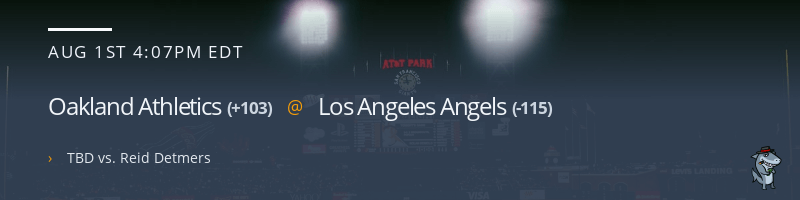 Oakland Athletics @ Los Angeles Angels - August 1, 2021