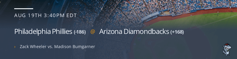 Philadelphia Phillies @ Arizona Diamondbacks - August 19, 2021