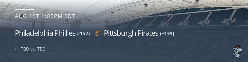 Philadelphia Phillies @ Pittsburgh Pirates - August 1, 2021