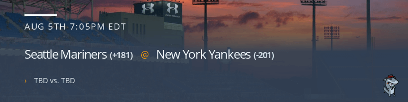 Seattle Mariners @ New York Yankees - August 5, 2021