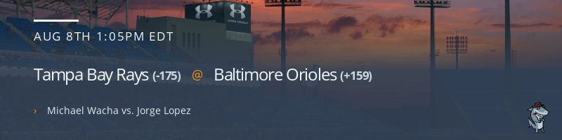 Tampa Bay Rays @ Baltimore Orioles - August 8, 2021