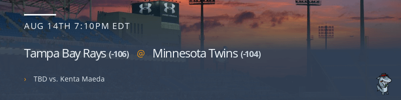 Tampa Bay Rays @ Minnesota Twins - August 14, 2021