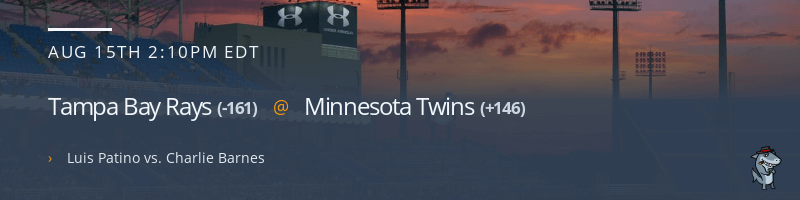 Tampa Bay Rays @ Minnesota Twins - August 15, 2021