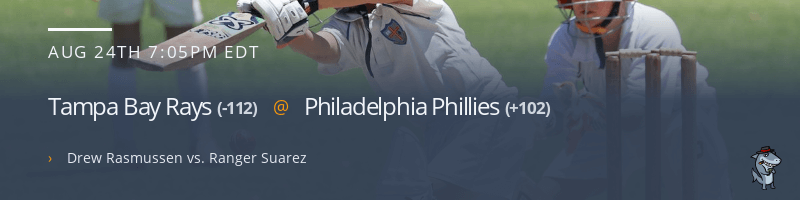 Tampa Bay Rays @ Philadelphia Phillies - August 24, 2021