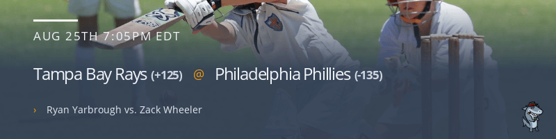 Tampa Bay Rays @ Philadelphia Phillies - August 25, 2021