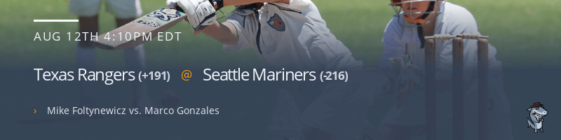 Texas Rangers @ Seattle Mariners - August 12, 2021