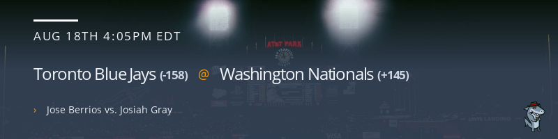 Toronto Blue Jays @ Washington Nationals - August 18, 2021