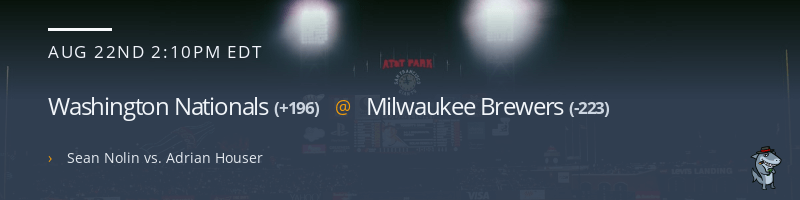 Washington Nationals @ Milwaukee Brewers - August 22, 2021