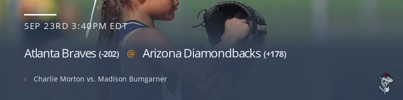 Atlanta Braves @ Arizona Diamondbacks - September 23, 2021