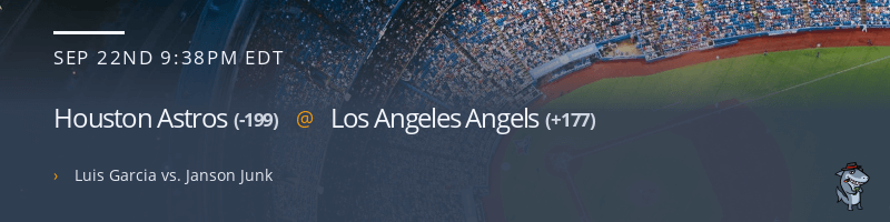 Houston Astros @ Los Angeles Angels - September 22, 2021