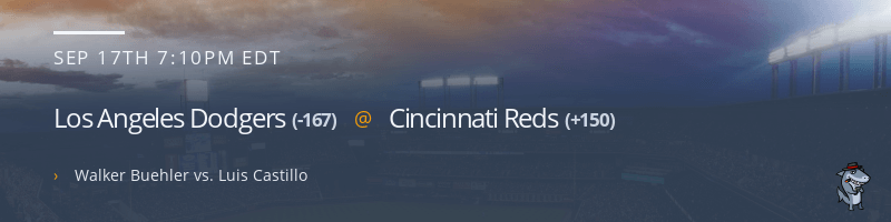 Los Angeles Dodgers @ Cincinnati Reds - September 17, 2021