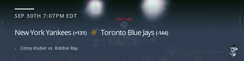 New York Yankees @ Toronto Blue Jays - September 30, 2021