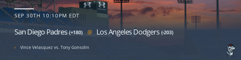 San Diego Padres @ Los Angeles Dodgers - September 30, 2021