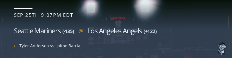 Seattle Mariners @ Los Angeles Angels - September 25, 2021