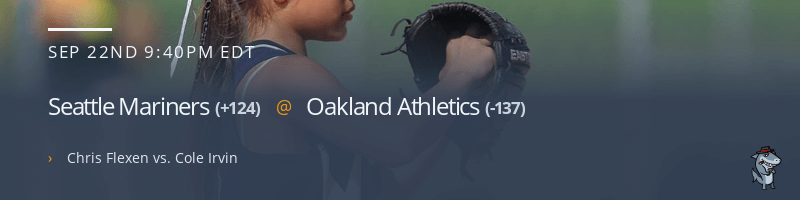 Seattle Mariners @ Oakland Athletics - September 22, 2021