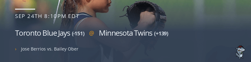 Toronto Blue Jays @ Minnesota Twins - September 24, 2021