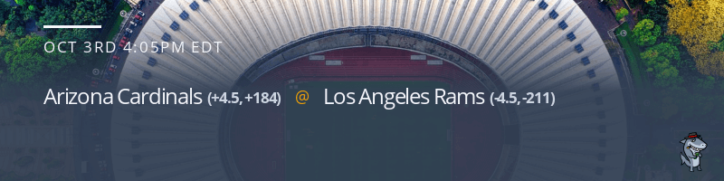 Arizona Cardinals vs. Los Angeles Rams - October 3, 2021