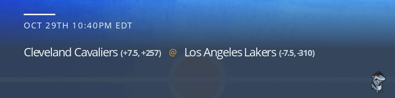 Cleveland Cavaliers vs. Los Angeles Lakers - October 29, 2021