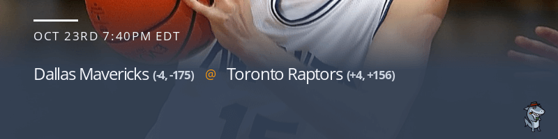 Dallas Mavericks vs. Toronto Raptors - October 23, 2021