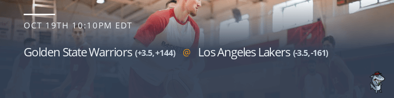 Golden State Warriors vs. Los Angeles Lakers - October 19, 2021