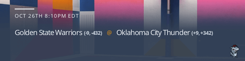 Golden State Warriors vs. Oklahoma City Thunder - October 26, 2021
