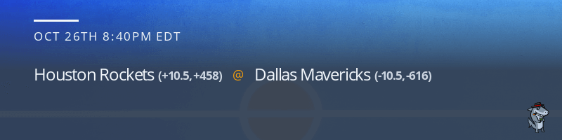 Houston Rockets vs. Dallas Mavericks - October 26, 2021