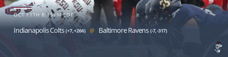 Indianapolis Colts vs. Baltimore Ravens - October 11, 2021