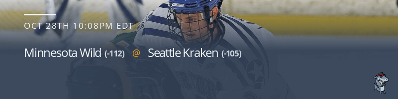 Minnesota Wild vs. Seattle Kraken - October 28, 2021