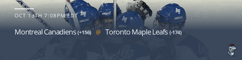 Montreal Canadiens vs. Toronto Maple Leafs - October 13, 2021