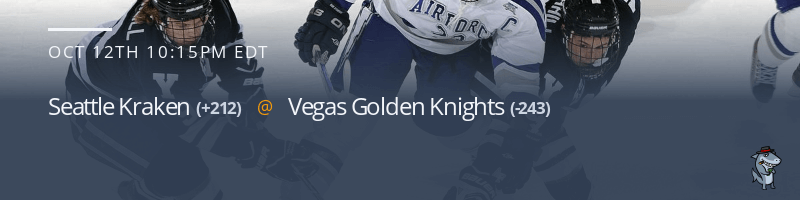 Seattle Kraken vs. Vegas Golden Knights - October 12, 2021