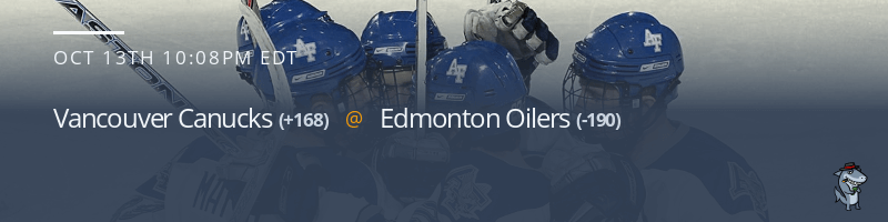 Vancouver Canucks vs. Edmonton Oilers - October 13, 2021