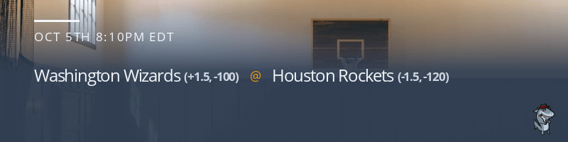 Washington Wizards vs. Houston Rockets - October 5, 2021