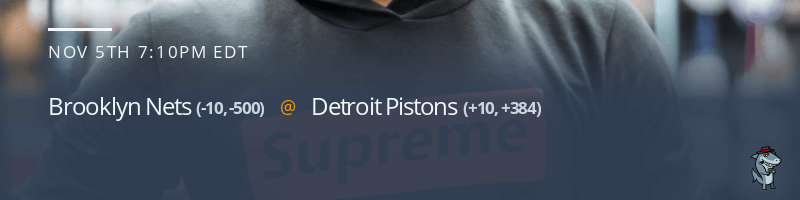 Brooklyn Nets vs. Detroit Pistons - November 5, 2021